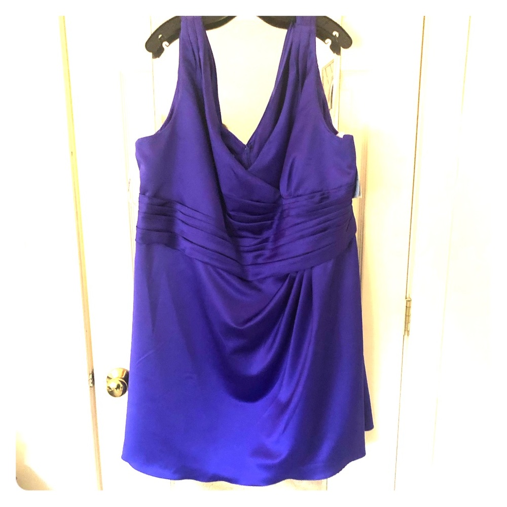 Sapphire David’s Bridal Bridesmaids Dress